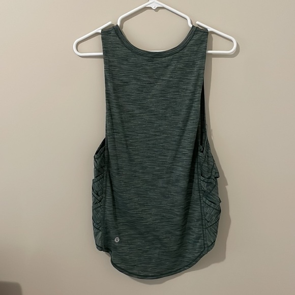 Dark green lululemon tank top - Picture 2 of 3